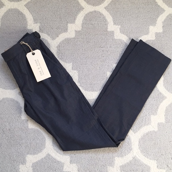 rag & bone Pants - NWT Rag & bone indigo boyfriend trouser 24